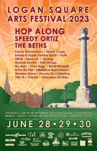 2023 Logan Square Arts Festival Poster