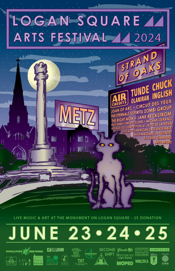 2024 Logan Square Arts Festival Poster