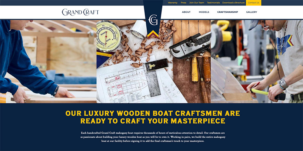 Grand Crafft Website