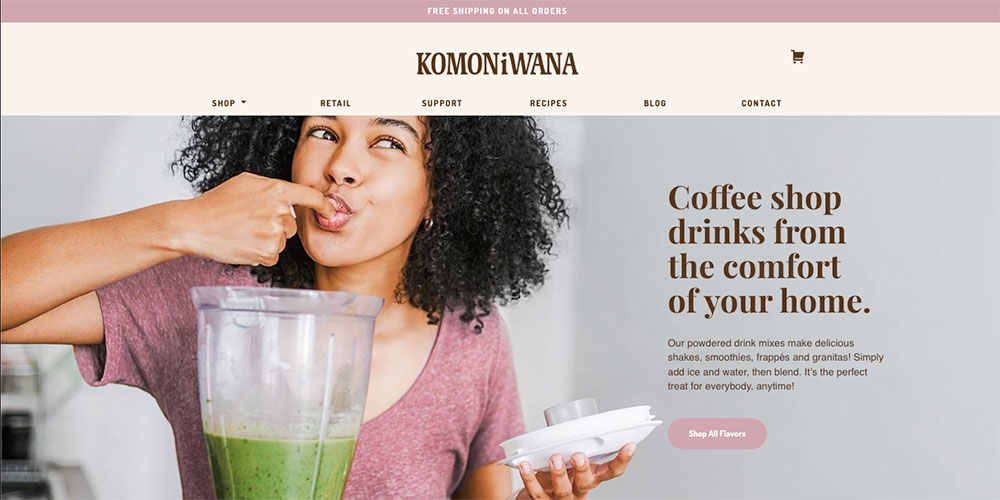 Komoniwana Website