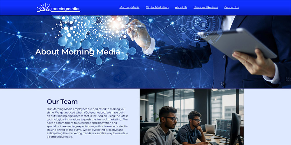 The Morning Media Website